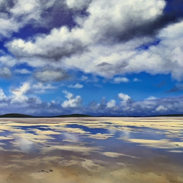 'Blue For Miles, North Uist' by artist Nicola Wakeling